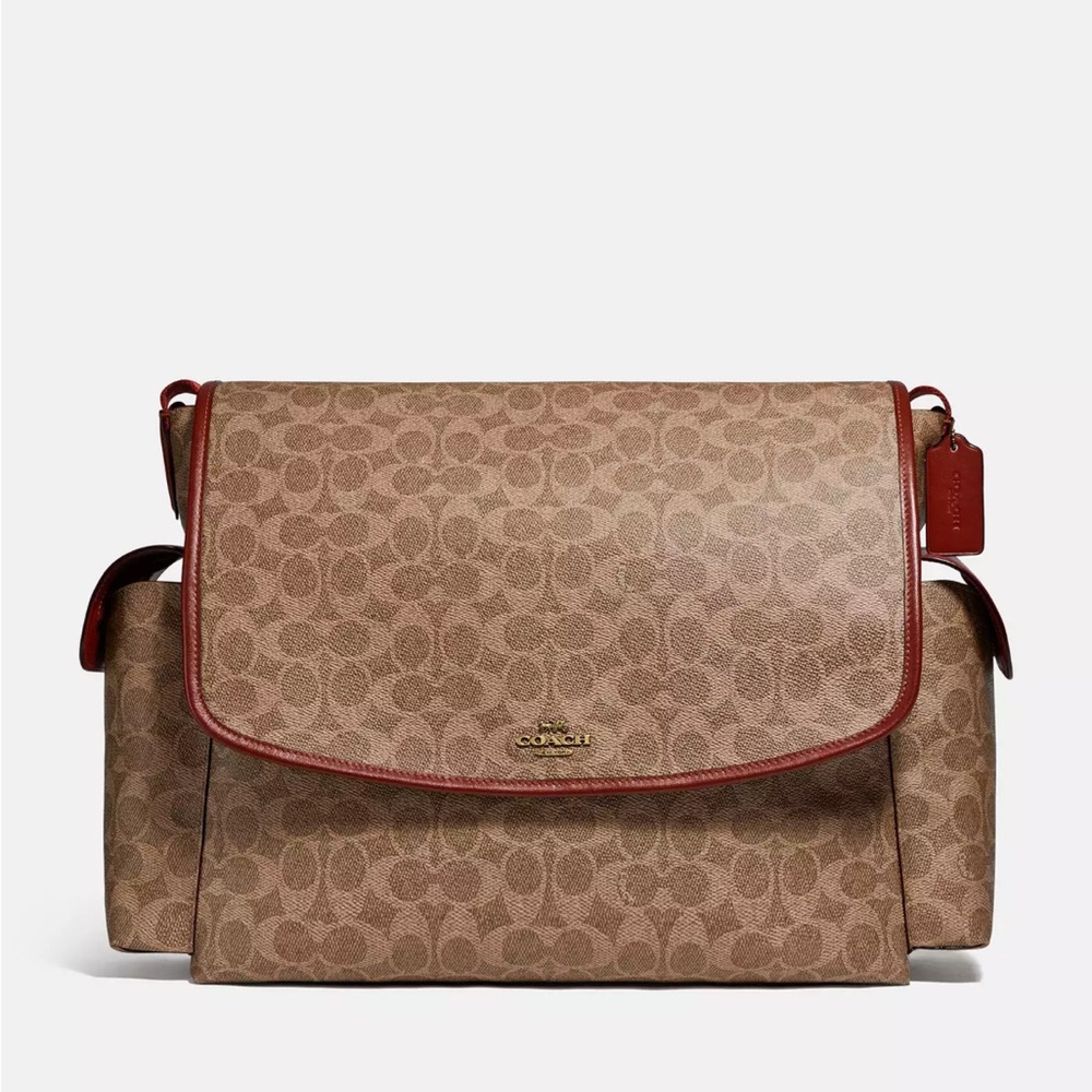 Coach Baby Messenger Bag In Signature Canvas